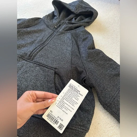 Lululemon Scuba Oversized Half-Zip Hoodie Spark - Picture 2 of 4